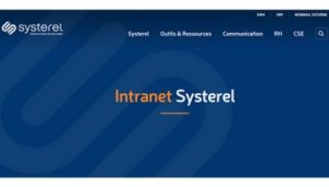 New intranet Systerel