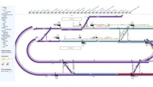 Track plan display solution