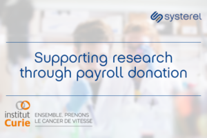 payroll donation Systerel