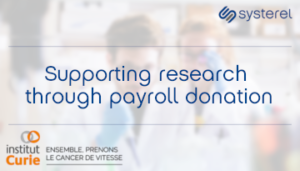 payroll donation Systerel