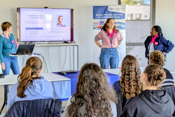 Systerel participates in Industry Week with Elles Bougent.